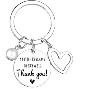 Thank You Gifts for Women Men Appreciation Keychain for Mom Dad Couples Teacher Coworkers Nurse Bosses Friends Valentine's Day Gifts Christmas Birthday Gifts Retirement Gifts Inspirational Gifts