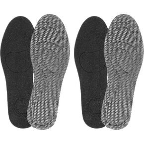 2 Pairs Shoe Insoles, Memory Foam Insoles, Plantar Fasciitis Insoles for Men & Women, Orthotic Shoe Inserts Arch Support Inserts, Breathable Shock Absorption Sport Shoe Insoles(Black,9-10) in Saudi Arabia