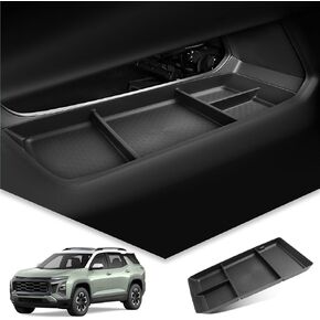 BIBIBO 2025 Chevy Equinox Center Console Organizer for 2025 Chevrolet Equinox Console Tray 2025 Equinox Insert Glove Pallet Organizer 2025 Equinox Console Organizer Accessories 2025 Equinox