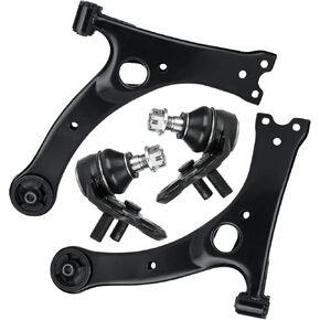 Front Lower Left Right Control Arms w/Ball Joints Suspension Kit for 2003-2008 Toyota Corolla 2000-2005 Toyota Celica (4pc)
