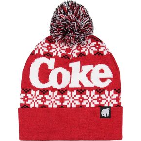 كوكا كولا قبعة صغيرة كوكا كولا فير آيل سترة متماسكة الدب القطبي شعار التصحيح مطوية الكفة بوم قبعة صغيرة قبعة in Kuwait