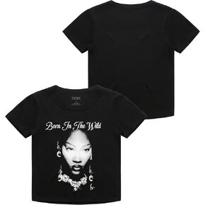 TEMS Unisex-Adult Official Merch Born in The Wild Tour Crop T-Shirt