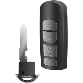 Smart Key Fob Replacement for 2014-2018 Mazda3 Mazda6,Keyless Entry Remote Control OEM Key Fob for MX-5 Miata 2016-2019,315Mhz Proximity Car Key Fob Battery for Mazda,WAZSKE13D01,GJY9675DY