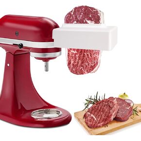Meat Tenderizer for Kitchenaid Mixer, Meat Tenderize Attachment for Kitchenaid Stand Mixer with Stainless Gears, Black