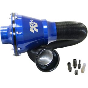 K&N High-Flow Original Lifetime Universal Air Intake System: High Performance, Premium, Guaranteed to Increase Horsepower: Filter Height: 4.875 In, Filter Shape: Round Reverse Tapered, RC-5052AL