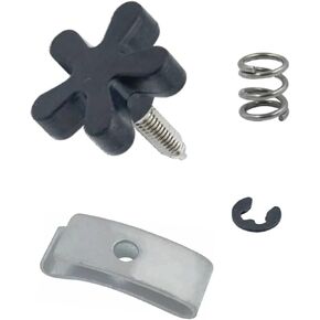 Throttle Thumb Tension Screw Kit with Circlip and Spring 1974-2017 Models Fit for Harley Davidson 1974-Later Replaces 56397-74C 56402-83A 56394-74 11155