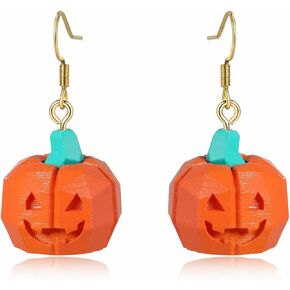 Halloween Earrings Glow In The Dark Fun Pumpkin Earrings Drop Dangle for Women
