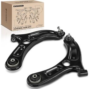 A-Premium 2 x Front Lower Control Arm, with Ball Joint & Bushing, Compatible with Hyundai Accent 2018-2022 & Kia Rio 2018-2023