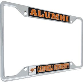 Desert Cactus Campbell University Fighting Camels Metal License Plate Frame for Front or Back of Car Officially Licensed (Alumni)