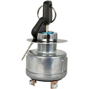 Starter Ignition Switch QD100C3 JK290A w 2 Key Compatible with Farm Pro 2010 2420 2425 2430 Compatible with Jinma JM 184 200 204 254 284 304 354 Compatible with Nortrac 204 254 304 354 Tractor
