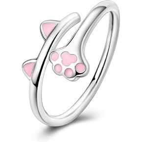 Hapour 925 Sterling Silver Rings for Women Cubic Zirconia Eternity Bands for Women Stackable Vintage Rings Statement Rings