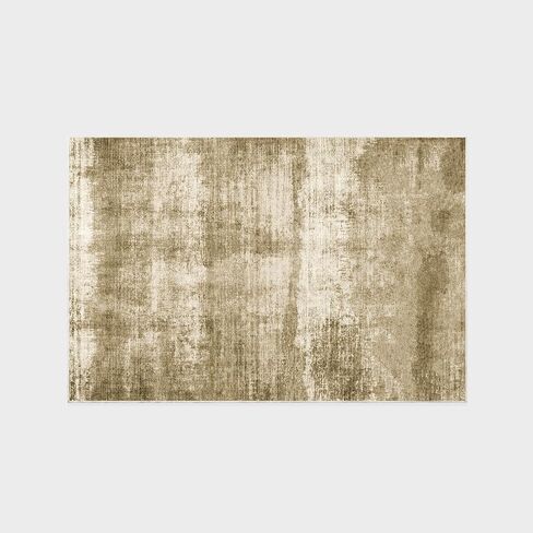 EVERGRACE Modern Abstract Entryway Rug 2x3, Washable Boho Area Rugs for Entrance, Ultra-Soft Front Indoor Door Mat, Small Non-Slip Low Pile Floor Mat Carpet for Kitchen Bathroom, Black in Kuwait