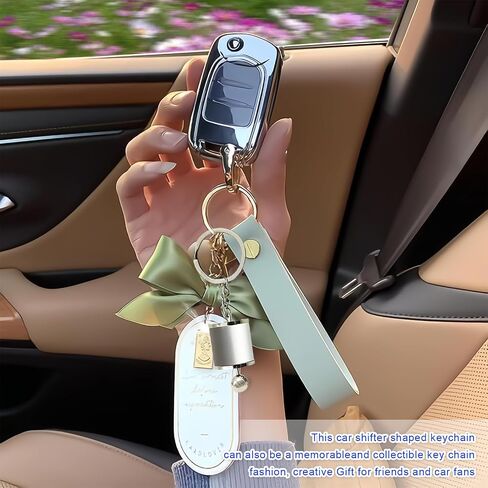 Metal Gear Box Keychain 6 Speed Manual Transmission Shift Lever Keyring, Creative Auto Part Model Gear Box, Mini Gear Shift Stick Knob Keyring, Key Fob Keychain Accessorie - White in Saudi Arabia