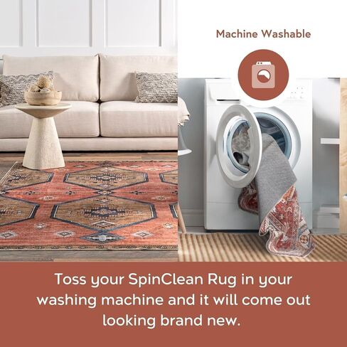 nuLOOM Krystin Medallion 2x3 Machine Washable Accent Rug for Living Room Bedroom Dining Room Entryway Kitchen, Beige/Ivory in Saudi Arabia