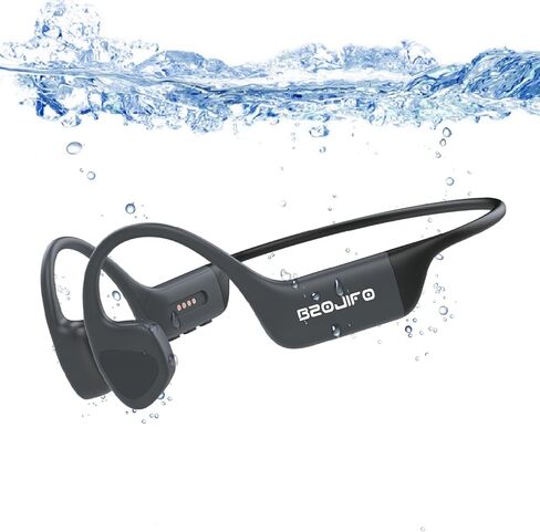 Swimming Headphones, IPX8 Waterproof Earbuds for Swimming 32GB Swimming MP3 Player Wireless Bluetooth 5.4 in-Ear Waterproof Headset 18H Playing time with Mic for Swimming, Cycling, Workout in Saudi Arabia