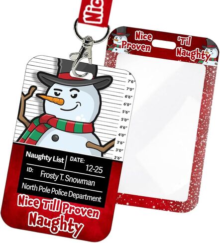 Bite Me! Inappropriate Christmas Lanyards and Badge ID Holders - 10 Pack in Saudi Arabia