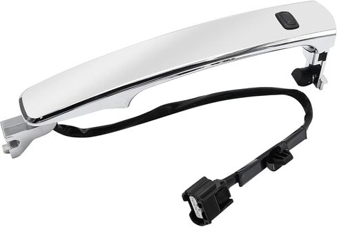 مقبض الباب الجانبي للسائق الأمامي الأيسر مع مفتاح ذكي، استبدال مقبض الباب الخارجي من الكروم لسيارة Nissan Rogue 2010-2013 يستبدل #80640-CZ31A، 80640-CZ31B، 80645-CA000 in Kuwait