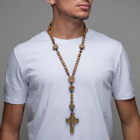 Intercession Mens St Bennedict Large Rosary in Kuwait