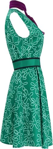 Joy Costume Womens Disgust Dress Adults Inside Cosplay Out 2 Halloween Costume Joy Disgust Emotions Skater Dress in Saudi Arabia