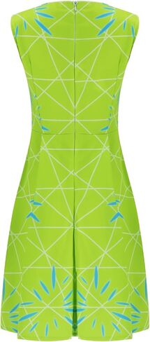 Joy Costume Womens Disgust Dress Adults Inside Cosplay Out 2 Halloween Costume Joy Disgust Emotions Skater Dress in Saudi Arabia