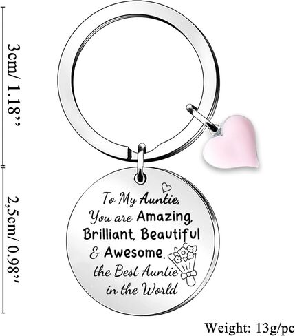 Mommy Keychain Rings Granny Mother's Day Keyrings Auntie Godmother Birthday Grandma Key Tag Christmas Keepsakes in Saudi Arabia