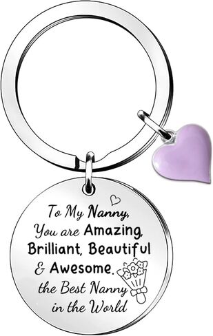 Mommy Keychain Rings Granny Mother's Day Keyrings Auntie Godmother Birthday Grandma Key Tag Christmas Keepsakes in Saudi Arabia