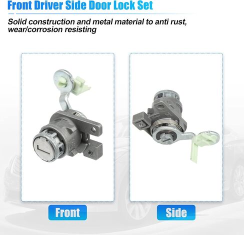 X AUTOHAUX 1 Set Driver Side Door Lock Cylinder Kit w/2 Keys 72181-SDA-A11 for Honda Accord EX LX 2.4L 3.0L 03-07 for Honda Accord Hybrid 3.0L 05-07 in Saudi Arabia