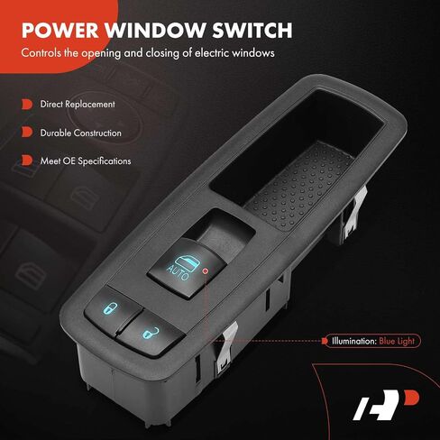 A-Premium Power Window Switch Compatible with Ram 2500 3500 2019-2024 & Jeep Cherokee 2015-2023 & Dodge Charger 2017-2023 & Chrysler 200, 300, Pacifica, Front Right Passenger Side in Saudi Arabia
