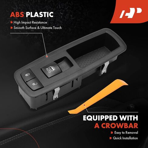 A-Premium Power Window Switch Compatible with Ram 2500 3500 2019-2024 & Jeep Cherokee 2015-2023 & Dodge Charger 2017-2023 & Chrysler 200, 300, Pacifica, Front Right Passenger Side in Saudi Arabia
