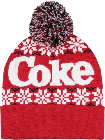 كوكا كولا قبعة صغيرة كوكا كولا فير آيل سترة متماسكة الدب القطبي شعار التصحيح مطوية الكفة بوم قبعة صغيرة قبعة in Kuwait