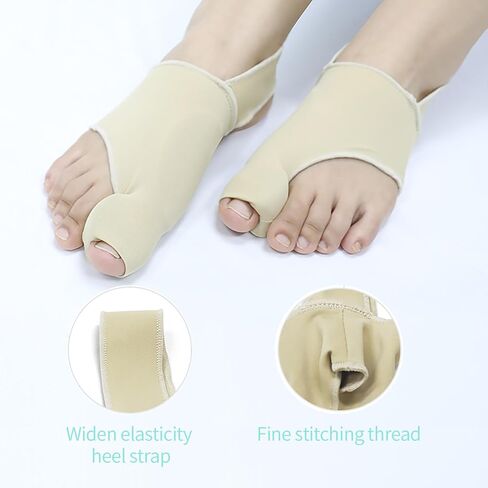 Bunion Relief Sleeves Bunion Pads Brace Cushions Toe Straightener with Silicone Gel Big Toe and Pinky Separator Spacer Hallux Valgus Relief Kit Pack (Large) in Saudi Arabia