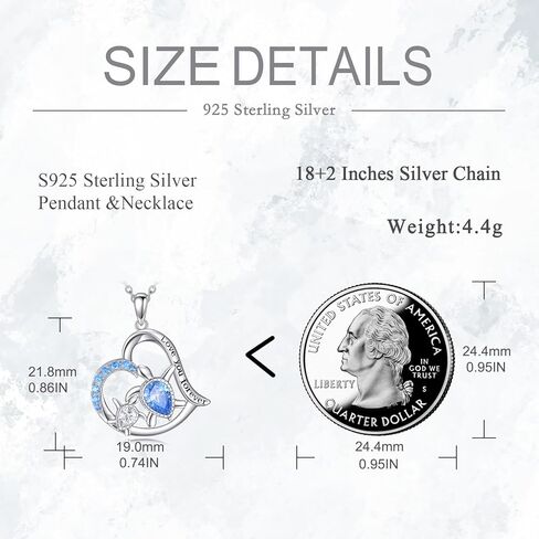 POPLYKE Frog/Fox/Ladybug/Cat/Pig/Dinosaur/Penguin/Sea Turtle/Koala Necklace Jewelry for Women Sterling Silver for Mom Daughter Wife(sliver-animal necklace) in Kuwait