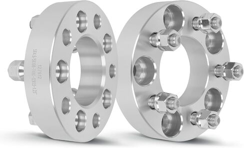 OCPTY 5x4.5 to 5x108 Wheel Adapters for Accord for Avalon for Camry for Civic for CL for Crosstour 1.25 inch 12x1.5 Studs 74mm Hub Bore Forged Hub Centric Wheel Adapters 5 lug 2PCS in Saudi Arabia
