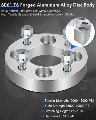ECCPP 4x 1 inch Wheel Spacers adapters 4 Lug 4x100mm to 4x108mm 12x1.5 Studs 67.1mm fits for 2001-2011 for prius 2007-2011 for yaris 1986-2005 for Celica in Saudi Arabia