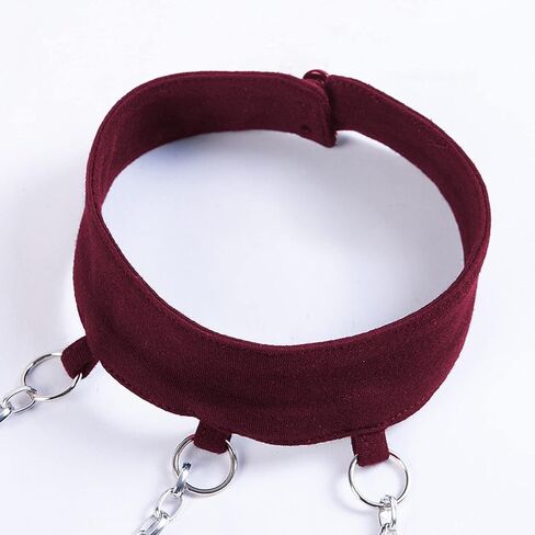 Dark Punk Crop Top with Chains Women Punk Off Shoulder Hollow Out Solid Backless Long Sleeve Tops in Kuwait