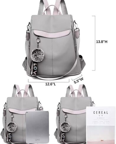 COFIHOME Backpack Purse for Women Anti-theft Bag Waterproof Nylon Lightweight Backpack College Bookbag Shoulder Bag Travel Bag in Saudi Arabia