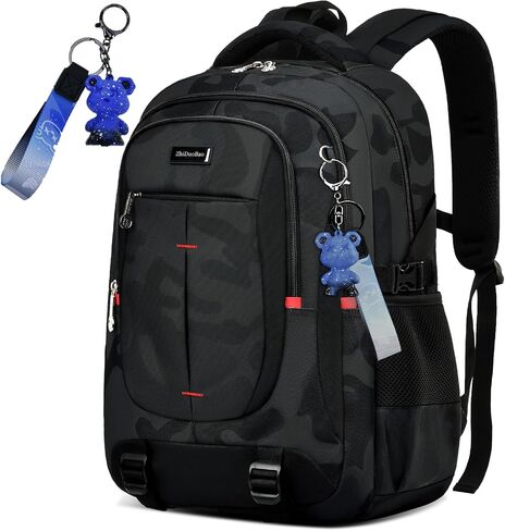 Backpack for School Boys Backpacks for Kids Camo Bookbag for Middle School Bags high school Waterproof Travel Back Pack in Kuwait