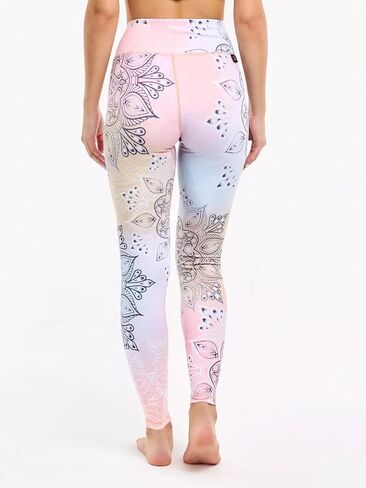 High Waist Yoga Pants Women, Tummy Control Workout Leggings for Women, Printed Pants for Yoga Running Cycling in Saudi Arabia