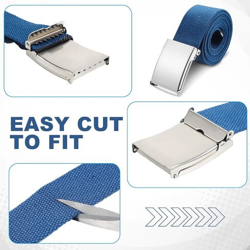 Geyoga 6 Pack Golf Belts for Men Men's Golf Web Belt Golf Nylon Web Belt Size Up to 55" Adjustable Solid Golf Web Belt in Saudi Arabia