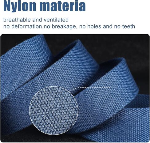 Geyoga 6 Pack Golf Belts for Men Men's Golf Web Belt Golf Nylon Web Belt Size Up to 55" Adjustable Solid Golf Web Belt in Saudi Arabia