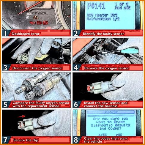 234-9015 نسبة الهواء إلى الوقود مستشعر الأوكسجين O2 لـ 2003-2004 سوبارو أوتباك ليجاسي امبريزا فورستر 2.5L، 2003-2006 سوبارو باجا 2.5L 2349015 22641-AA140 22641-AA230 22641-AA280 in Kuwait