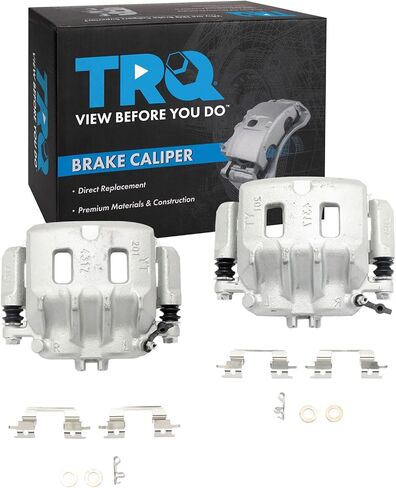 TRQ Front Brake Caliper Set Compatible with 1998-2002 Subaru Forester 1998-2001 Impreza 1996-2002 Legacy 2000 Outback in Saudi Arabia