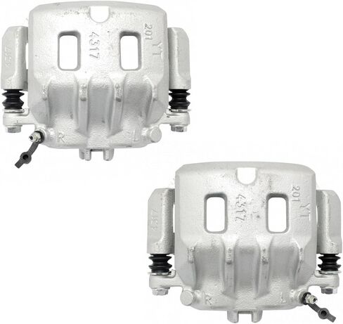 TRQ Front Brake Caliper Set Compatible with 1998-2002 Subaru Forester 1998-2001 Impreza 1996-2002 Legacy 2000 Outback in Saudi Arabia