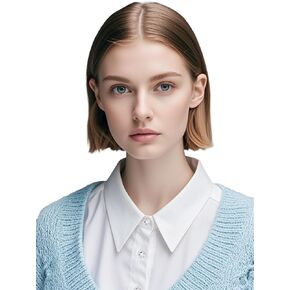 Dickey Fake Collar Shirts Blouse Half Shirt Collar for Women & Girls Versatile Accessory