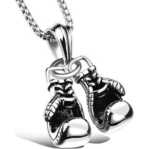 Pendant Necklace for Men Multicolored Stainless Steel Pendant Jewelry Gift for Men Women Couple