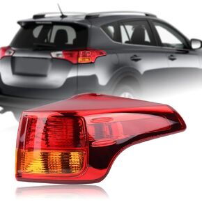 مجموعة مصابيح خلفية للضوء الخلفي متوافقة مع 2013-2015 Toyota RAV4 الجانب الأيسر للسائق 815600R030 81560-0R030
