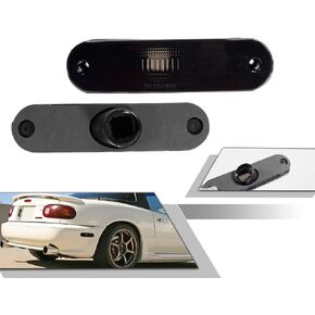 GTINTHEBOX Smoked Lens Amber/Red LED Side Marker Light Kit Compatible With 1990-2005 MAZDA MX-5 MIATA Fender Bumper Lamp