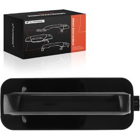 A-Premium Front or Rear Right Passenger Side Exterior Door Handle Compatible with Ford F-150 F150 2015-2020, Smooth Black, Replace# FL3Z1522404CAPTM