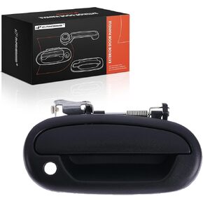 A-Premium Front Right Passenger Side Exterior Door Handle Compatible with Ford F-150 1997-2003, F-150 Heritage 2004, F-250 1997-1999, Textured Black, Replace# YL3Z1522404AAA, F65Z1522404AA