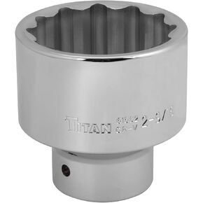 Titan 61582 1-Inch Drive x 2-9/16-Inch 12-Point SAE Socket